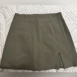 Sage green skirt